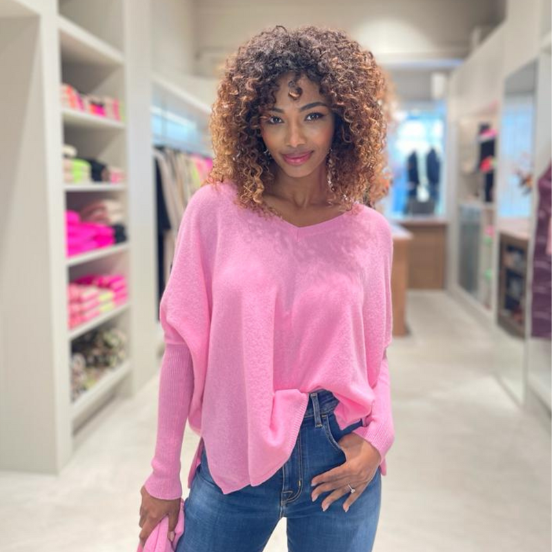 ABSOLUT CASHMERE PULL CAMILLE BUBBLE GUM