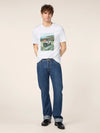 JACOB COHËN - T-SHIRT - GOLF PRINT - WHITE