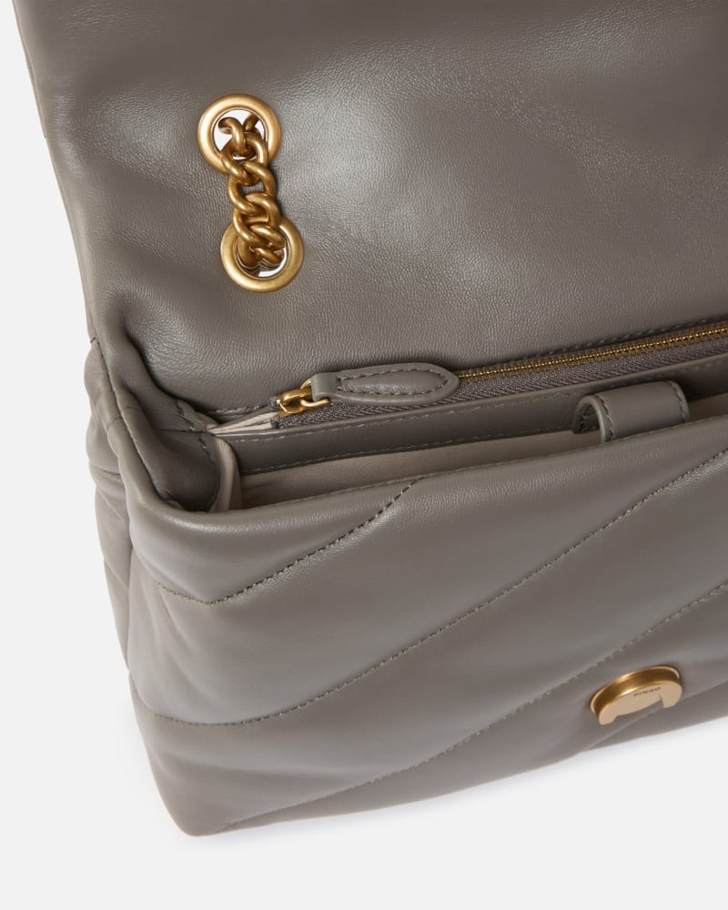 PINKO - HANDTAS - LOVE PUFF CLASSIC - GRIGIO ASFALT
