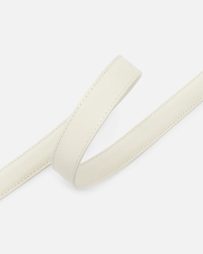 PINKO - RIEM - LOVE BERRY H2 BELT.LOW VITELLO SETA - WHITE
