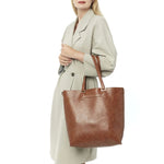 DRAEGER - SAC TOTE - CAMEL