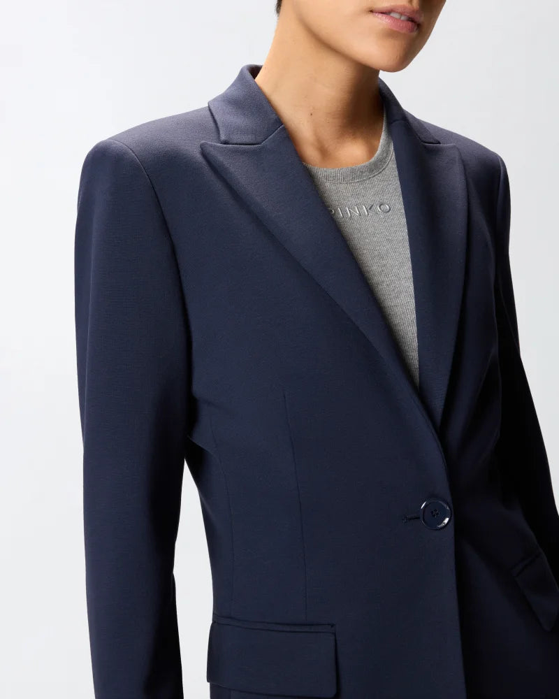 PINKO - BLAZER - NEW SIGNUM - PAINTED NAVY