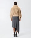 PINKO - BOMPER - BAGELS BOMPER ASPEN - BEIGE-MOONLIGHT