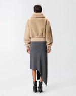 PINKO - BOMPER - BAGELS BOMPER ASPEN - BEIGE-MOONLIGHT