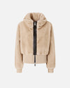 PINKO - BOMPER - BAGELS BOMPER ASPEN - BEIGE-MOONLIGHT