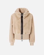 PINKO - BOMPER - BAGELS BOMPER ASPEN - BEIGE-MOONLIGHT