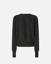 PINKO - PULL - LANZAROTE MAGLIA LANA LOGO IN TRASPARENZ - BLACK