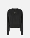 PINKO - PULL - LANZAROTE MAGLIA LANA LOGO IN TRASPARENZ - BLACK