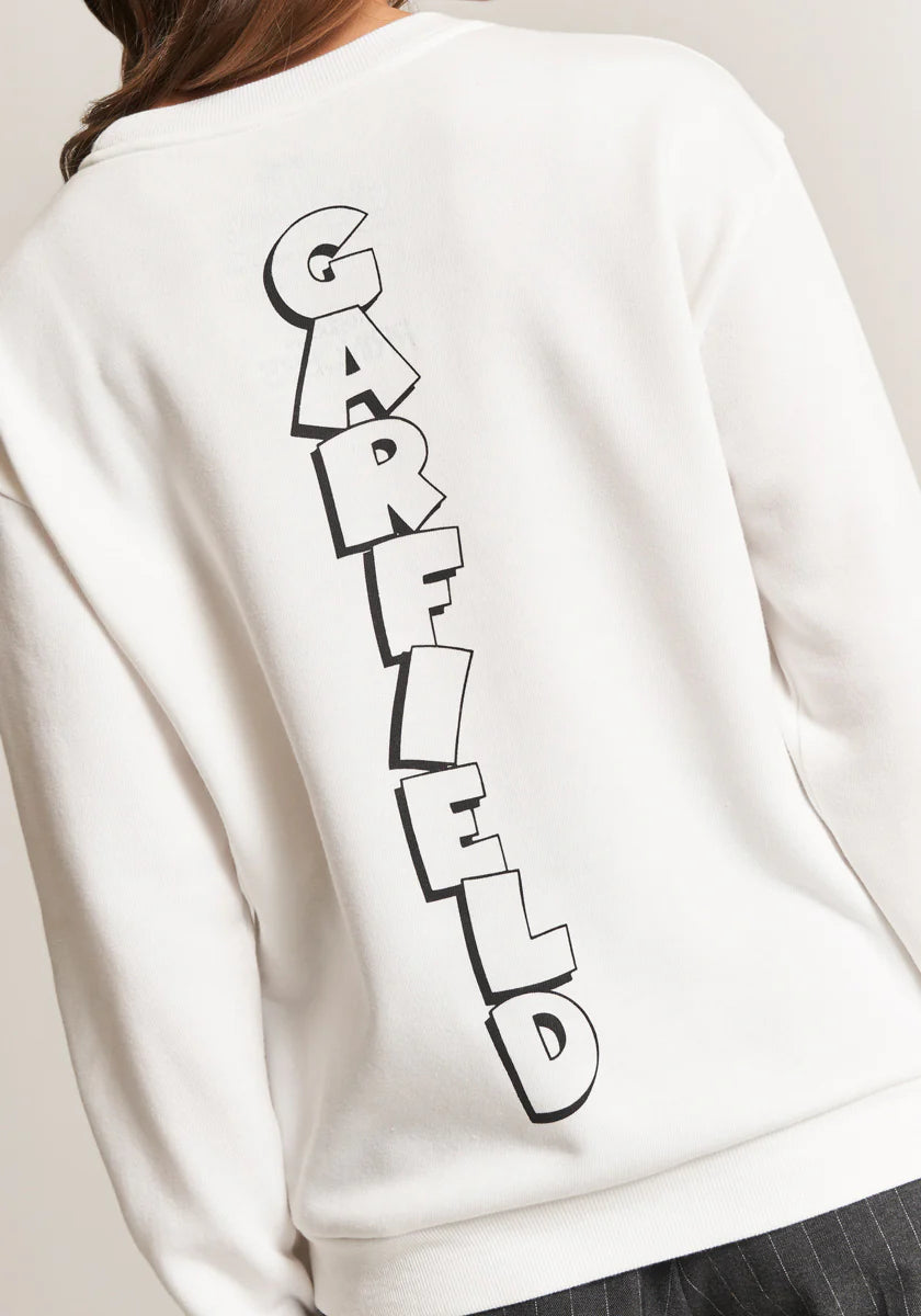 PRINCESS - SWEATER GARFIELD HEARTS - OFF WHITE