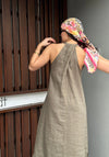PRINCESS - KLEED - LONG SLEEVELESS DRESS - FOREST NIGHT