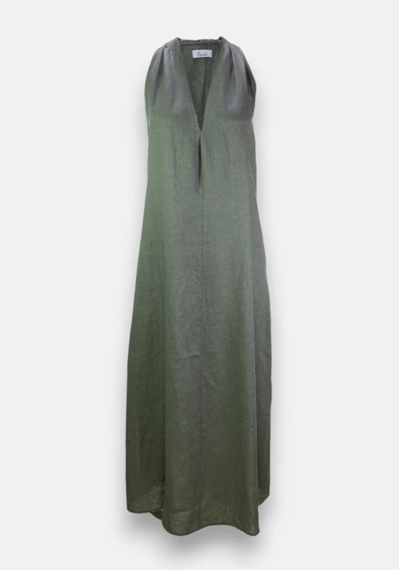 PRINCESS - KLEED - LONG SLEEVELESS DRESS - FOREST NIGHT