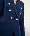ACCESS - DOUBLE-BREASTED BLAZER WITH BUTTONS - BLUE