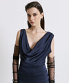 ACCESS - LONG DRESS  - BLUE