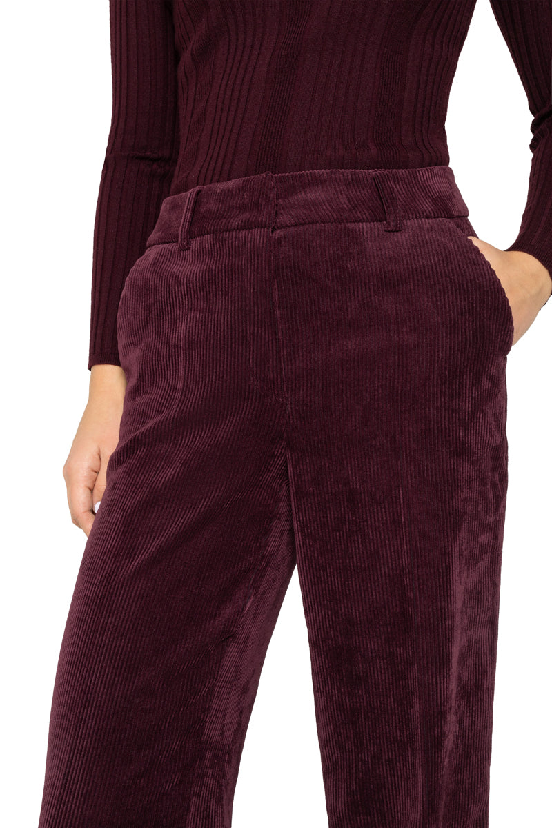 CAMBIO - BROEK - AMELIE - BURGUNDY LIPSTICK