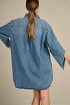 MARCH23 - KLEED - W_DRESS MALI - NAVY