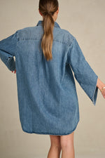 MARCH23 - KLEED - W_DRESS MALI - NAVY