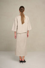 MARCH23 - BLOES - MY_BLOUSE GIGI - SUITING BLEND - CLAY