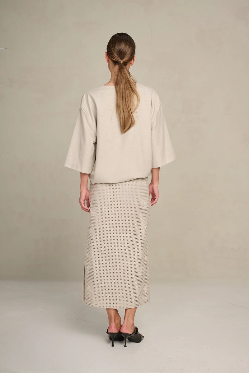 MARCH23 - BLOES - MY_BLOUSE GIGI - SUITING BLEND - CLAY
