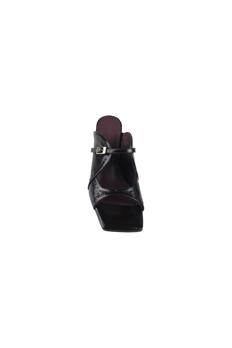 MARCH23 - SLIPPER - CEMI SANDAL SPAZZOLATO - CHOCOLAT SPAZZOLATO