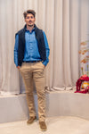 R2 AMSTERDAM - HEMD - DENIM BLUE