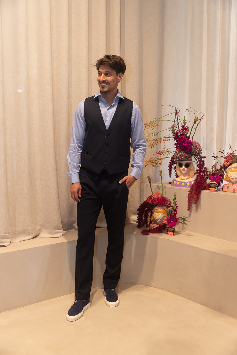 ZUITABLE - BROEK - DICLASH - NAVY 690