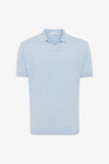 GENTILUOMO - POLO - POLO NO BUTTONS SS - LIGHT BLUE