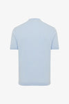 GENTILUOMO - POLO - POLO NO BUTTONS SS - LIGHT BLUE