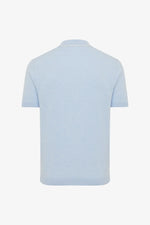 GENTILUOMO - POLO - POLO NO BUTTONS SS - LIGHT BLUE