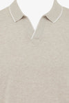 GENTILUOMO - POLO - POLO NO BUTTONS SS - SAND