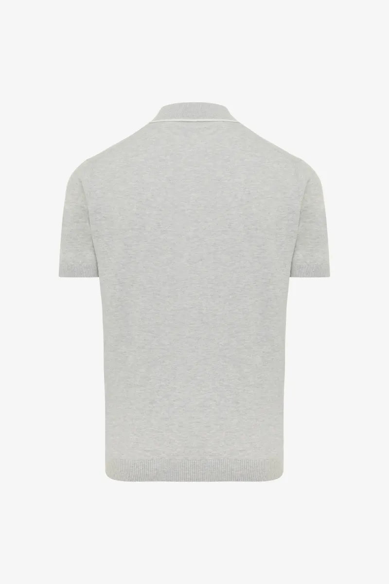 GENTILUOMO - POLO - POLO NO BUTTONS SS - GREY