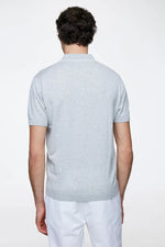 GENTILUOMO - POLO - POLO NO BUTTONS SS - GREY