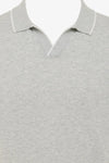 GENTILUOMO - POLO - POLO NO BUTTONS SS - GREY