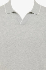 GENTILUOMO - POLO - POLO NO BUTTONS SS - GREY