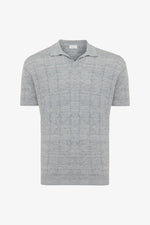 GENTILUOMO - POLO - POLO NO BUTTONS SS - GREY