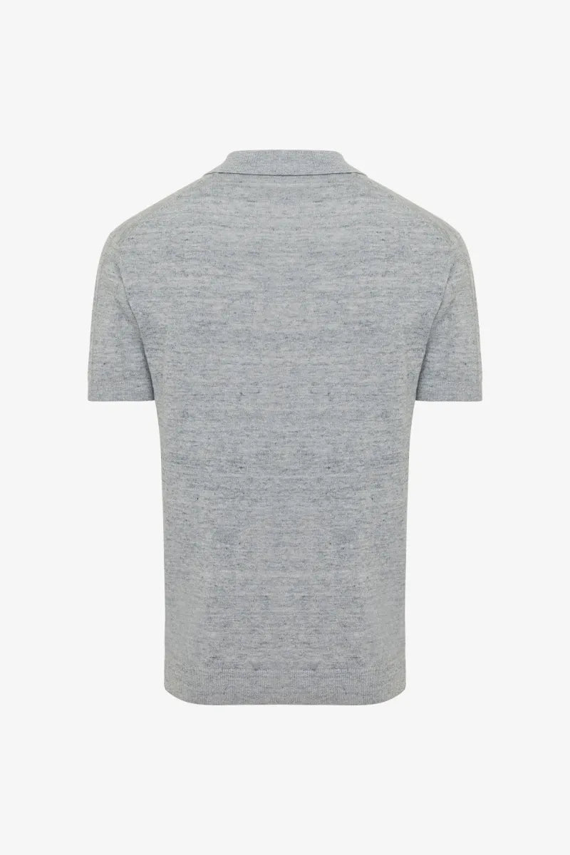 GENTILUOMO - POLO - POLO NO BUTTONS SS - GREY
