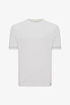 GENTILUOMO - T-SHIRT - ROUND SS - OFF WHITE