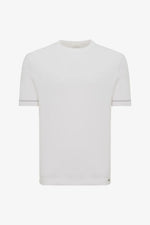 GENTILUOMO - T-SHIRT - ROUND SS - OFF WHITE