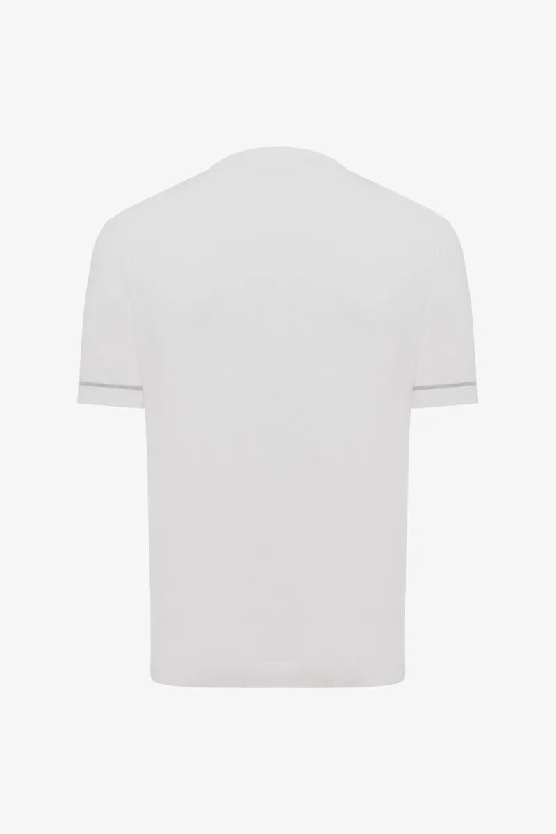 GENTILUOMO - T-SHIRT - ROUND SS - OFF WHITE