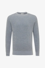 GENTILUOMO - PULL - ROUND LS RAGLAN - BLUE