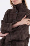 VICARIO CINQUE - VEST - MUSC BROWN MELANGE