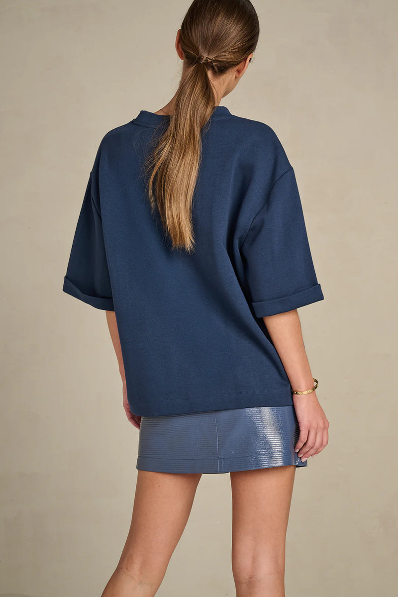 MARCH23 - T-SHIRT - MY_T-SHIRT GARANCE - CLOUDY BLUE