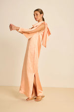 MARCH23 - KLEED - A_DRESS FLORES - APRICOT