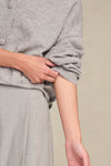 MARCH23 - GILET - D_CARDIGAN ASSANE - SILVER GREY