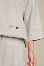 MARCH23 - BROEK - MY_TROUSERS EDITH SUITING BLEND - SILVER GREY
