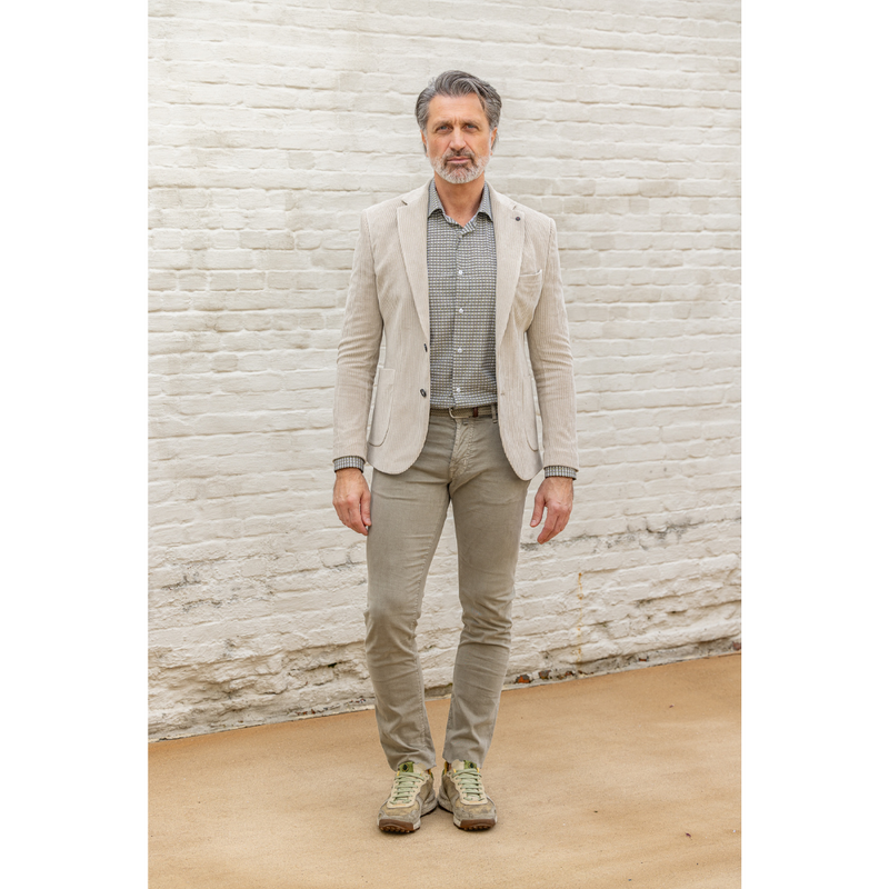 JACOB COHËN - BROEK NICK SLIM FIT - ELEPHANT GREY B75