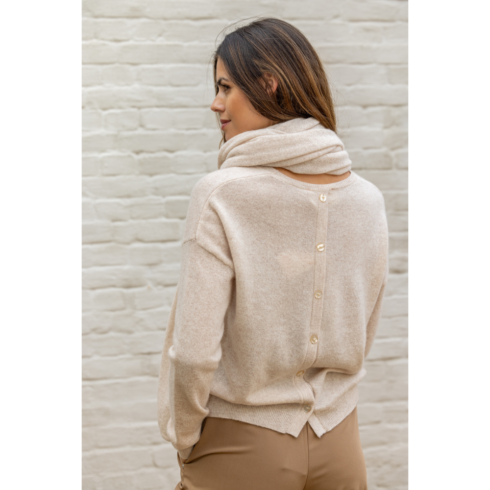 ABSOLUTE CASHMERE - PULL - LISA - WHEAT