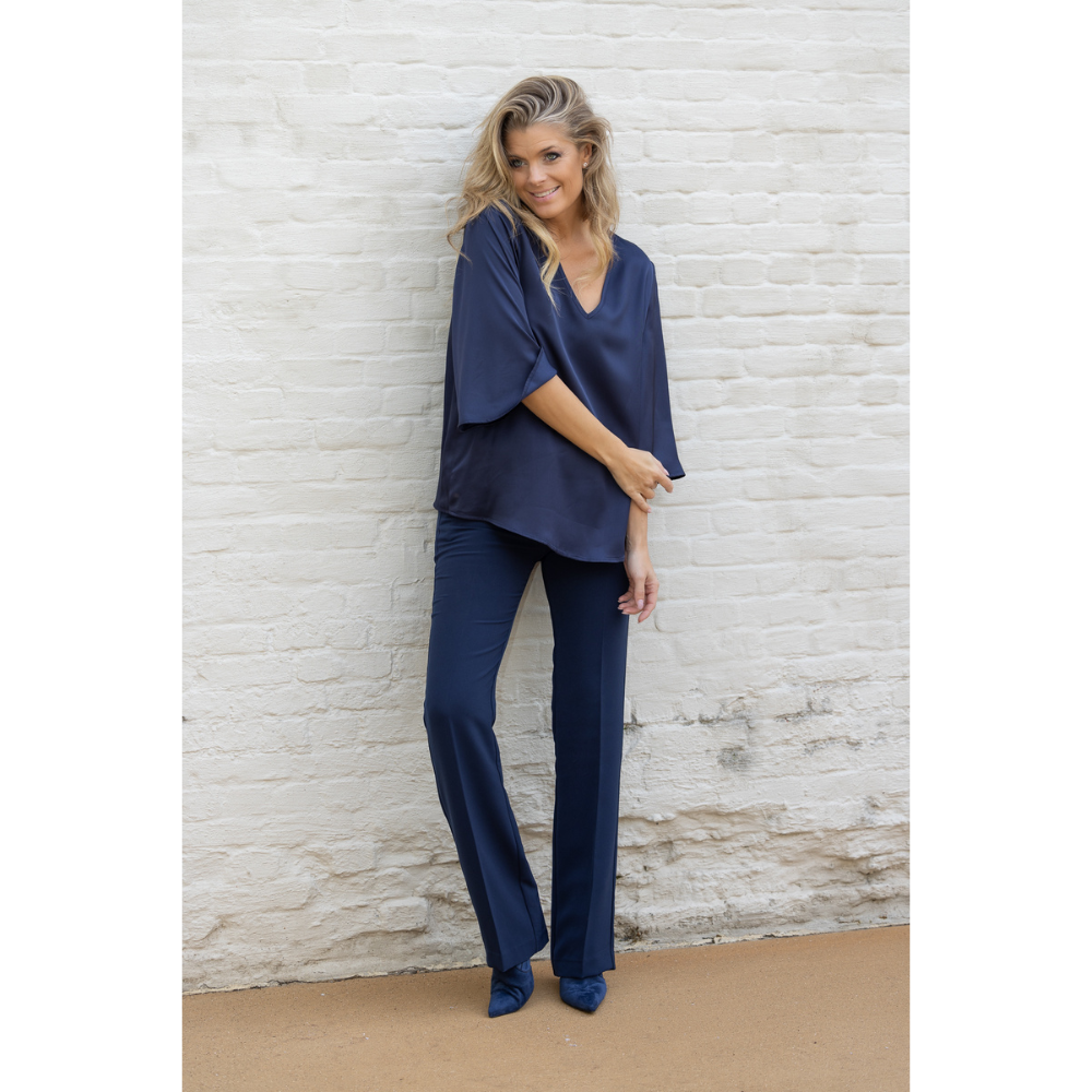 DUE AMANTI - BLOUSE - GIULIA - DEEP BLUE