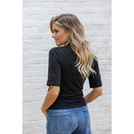 DUE AMANTI - BETTYS SHIRT - BLACK SILVER