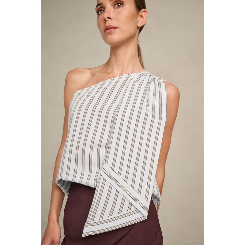 MARCH23 - TOP - MY_TOP GIONA POPLIN STRIPES - BLUE