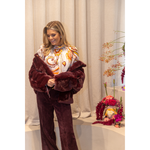 DUE AMANTI - PELSJE - FURKIM FUR JACKET - BURGUNDY